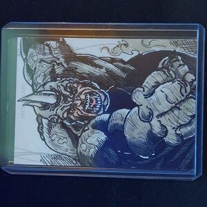 Upper Deck Marvel Masterpieces Sketch Rhino 1/1